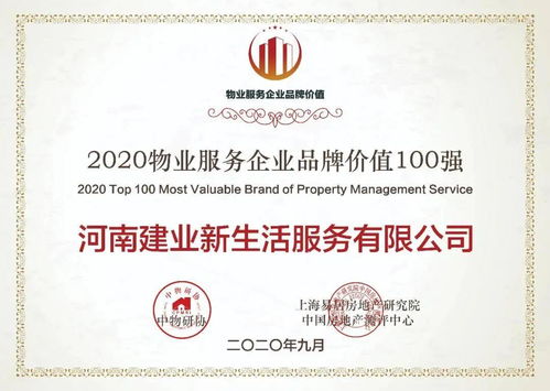 建業(yè)新生活榮獲中國物業(yè)管理協(xié)會五大服務(wù)獎項，引領(lǐng)行業(yè)卓越管理新標桿